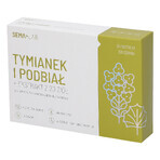 SEMA Lab Thyme and mumps + extract of 20 herbs, sugar-free, 24 tablets