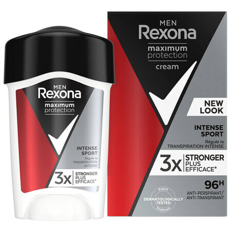 Rexona Men Maximum Protection, Creme-Anti-Transpirant-Stick, Intense Sport, 45 ml