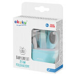 Ackuku Apfel-Nagelschalen-Set, blau, A0043