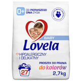 Lovela Baby Baby Laundry Detergent, Hypoallergenic, Color, From Birth, 2.7kg