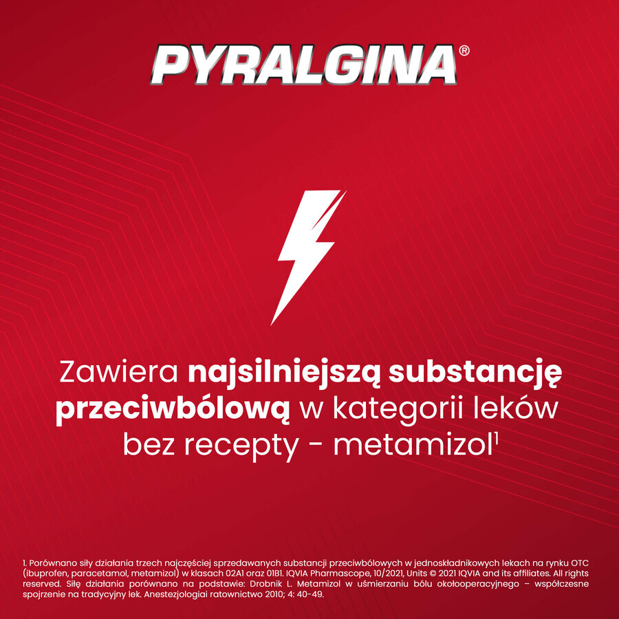 Pyralgin 500 mg, 50 tablets