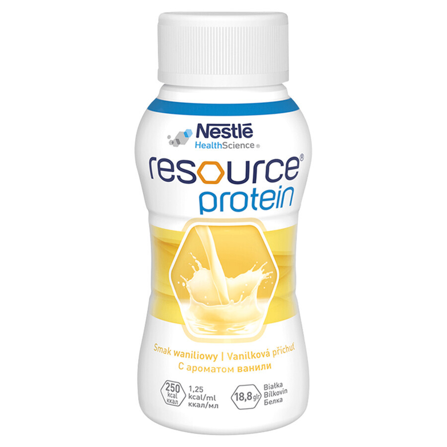 Resource Protein, Vanille-Geschmack, 4 x 200 ml