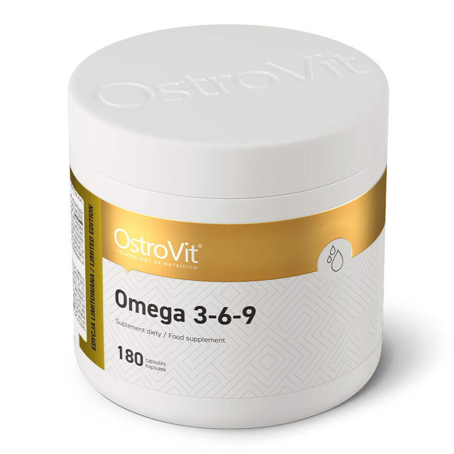 OstroVit Omega 3-6-9, 180 capsule