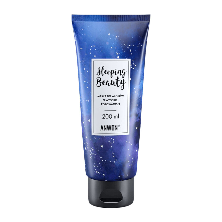 Anwen Sleeping Beauty, maschera notte per capelli ad alta porosità, 200 ml