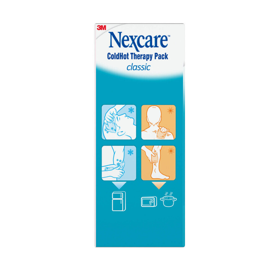 Nexcare ColdHot Classic, Warm-Kalt-Gelpackung, 11 cm x 26 cm, 1 Stück