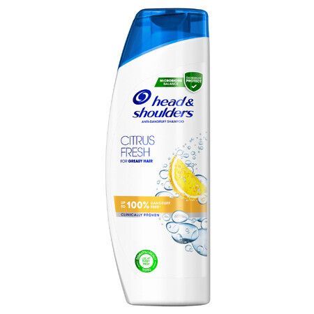 Head &amp; Shoulders Citrus Fresh, champú anticaspa, 400 ml