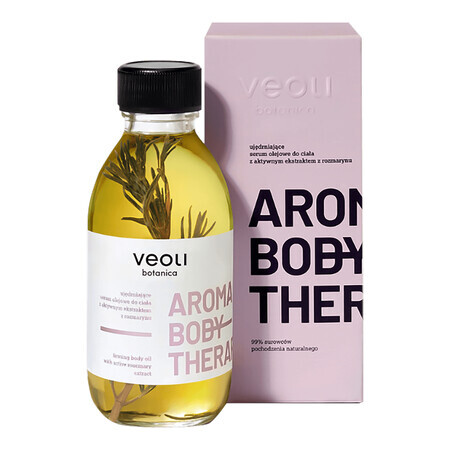 Veoli Botanica Aroma Body Therapy, straffendes Körperöl-Serum mit Rosmarin-Extrakt, 136 g