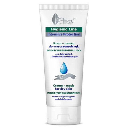 Ava Hygienic Line, masque-crème pour les mains sèches, 200 ml