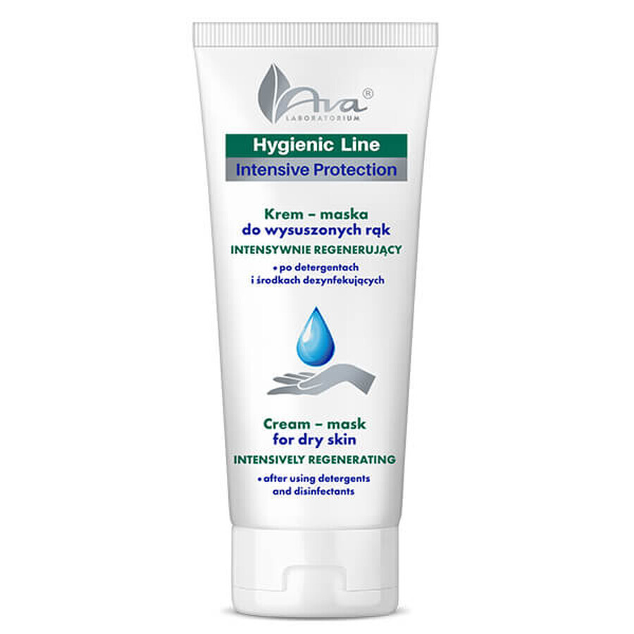 Ava Hygienic Line, masque-crème pour les mains sèches, 200 ml