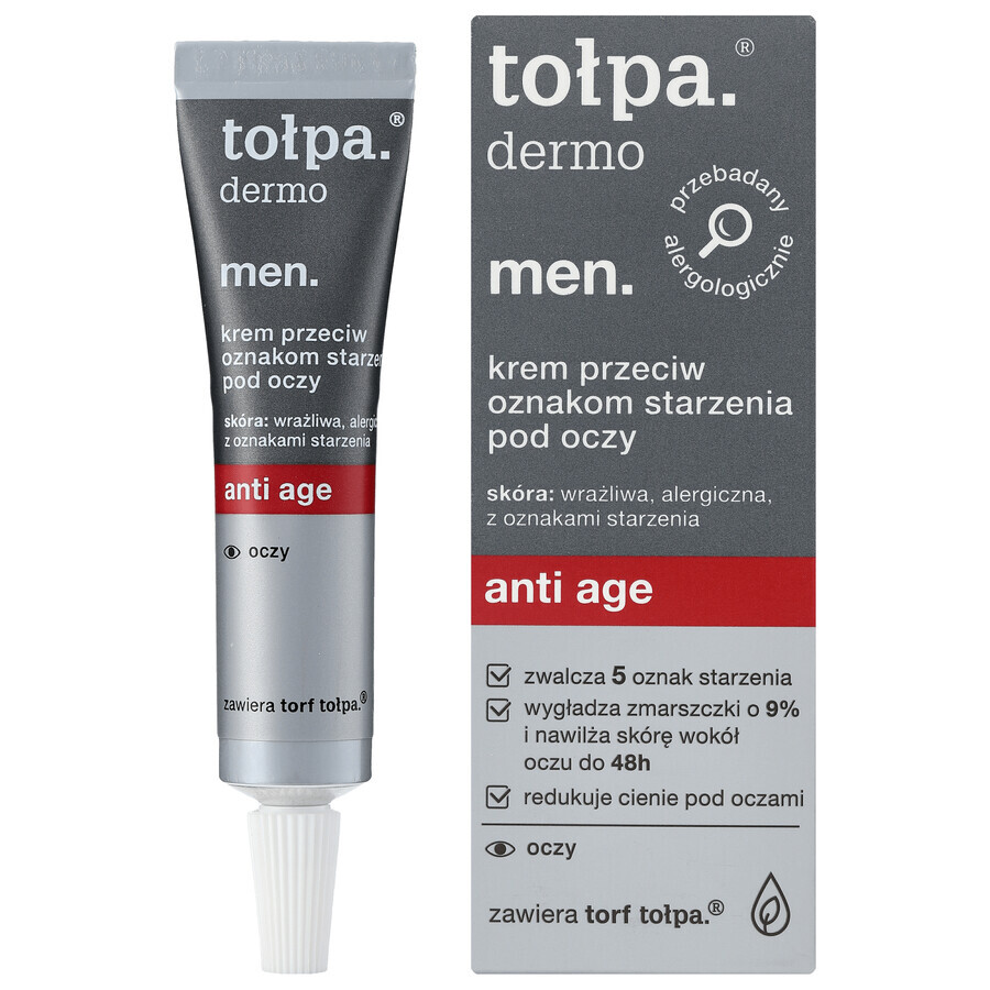 Tolpa Dermo Men Anti Age, cremă de ochi anti-îmbătrânire, 10 ml