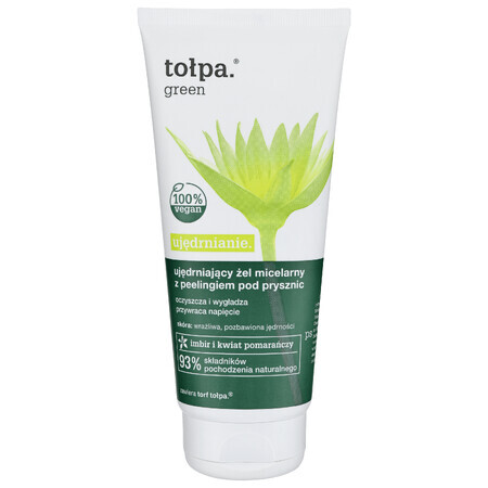 Tolpa Green Firming, gel micelar de fermitate cu exfoliant de duș 200 ml