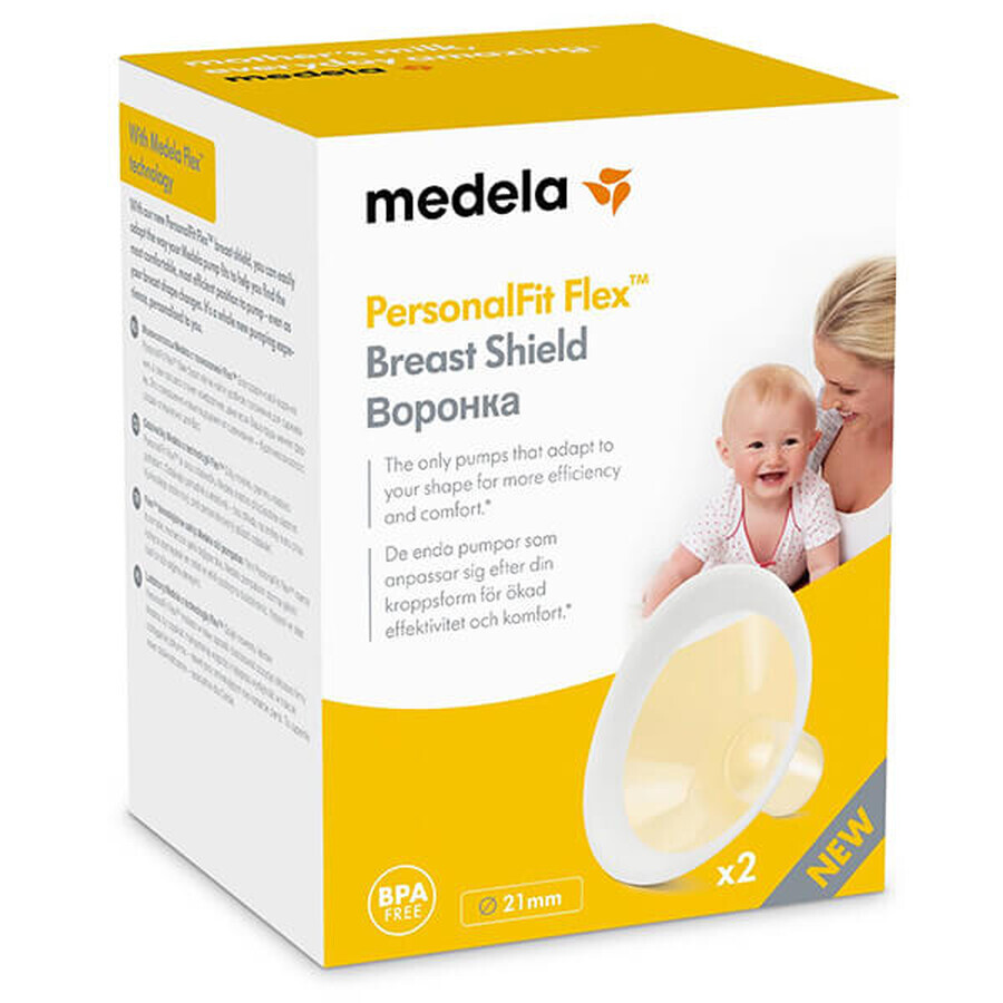 Medela PersonalFit Flex, pâlnie, mărimea S 21 mm, 2 bucăți