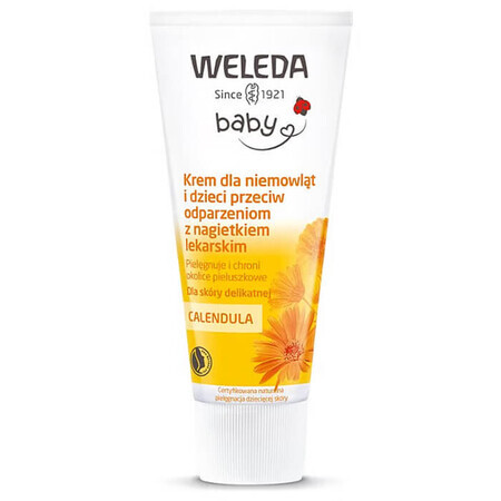 Weleda Calendula, anti-burn cream with calendula, sensitive skin, 75 ml