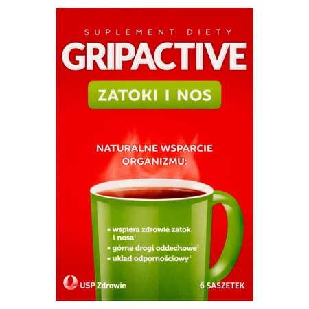 Gripactive Nasennebenhöhlen &amp; Nase, 6 Portionsbeutel