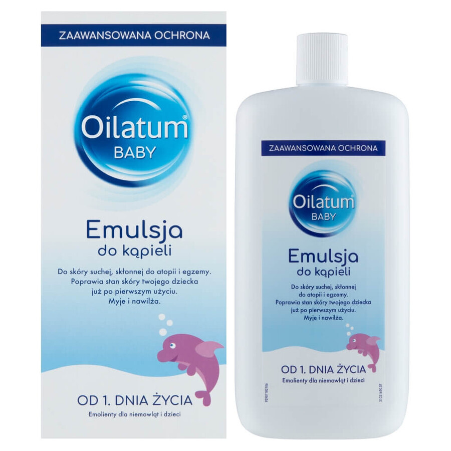 Oilatum Baby Advanced Protection, bath emulsion from the first day of life, 500 ml