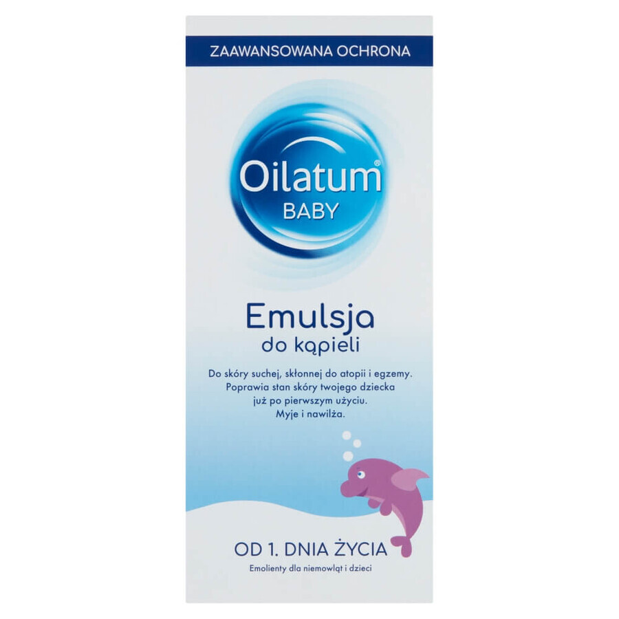 Oilatum Baby Advanced Protection, bath emulsion from the first day of life, 500 ml