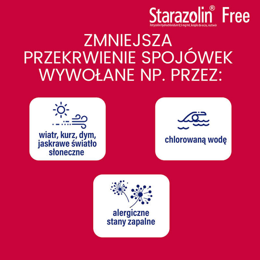 Starazolin Free 0,5 mg/ml, Augentropfen, 10 ml