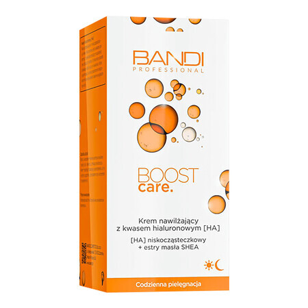 Bandi Boost Care, crème hydratante à l'acide hyaluronique, 50 ml