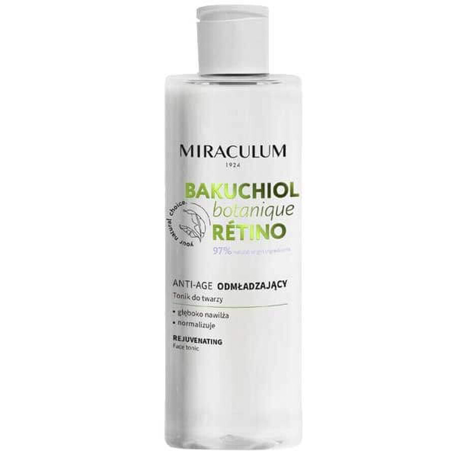 Miraculum Bakuchiol Botanique Retino, rejuvenating facial tonic, anti-aging, 200 ml