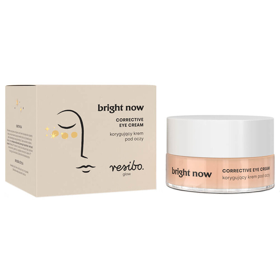 Resibo Glow Bright Now, korrigierende Augencreme, 15 ml