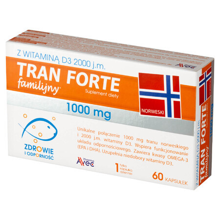 Avec Pharma Tran Tran Familijny Forte, 60 Kapseln