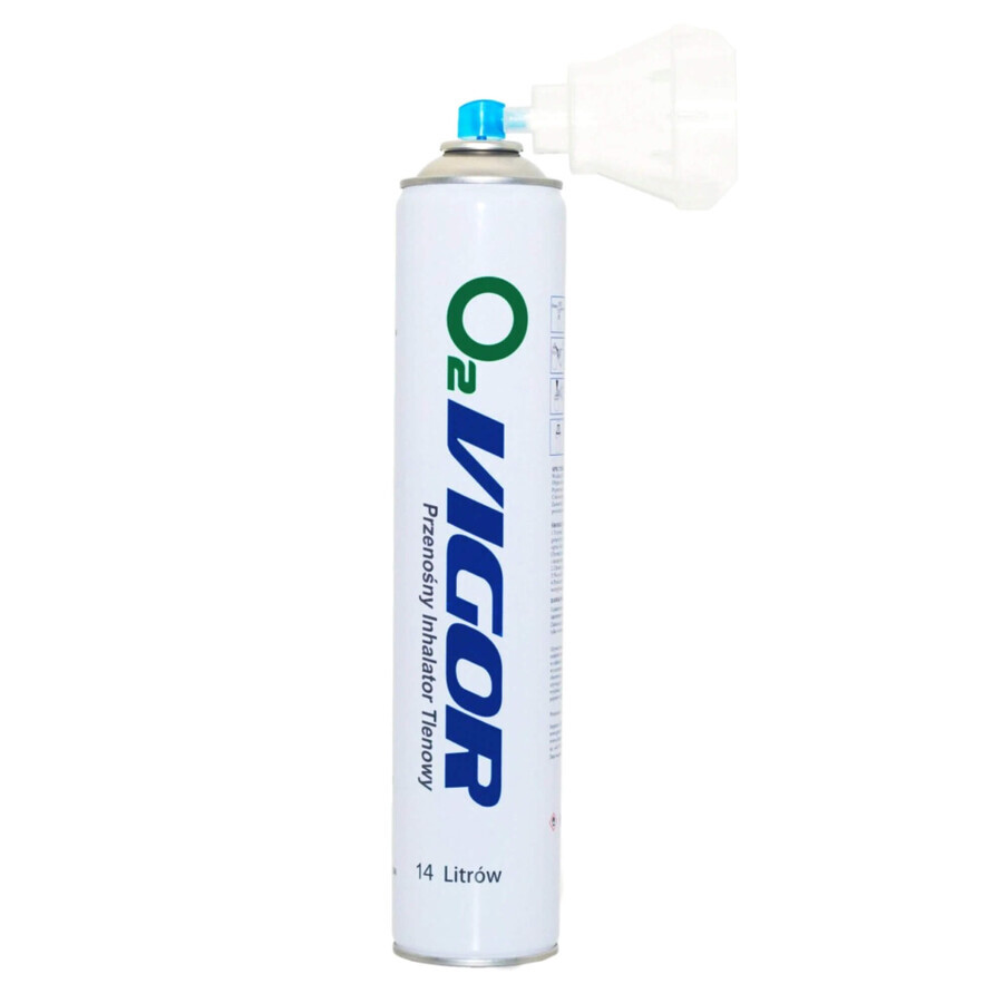 O2 Vigor tragbares Sauerstoff-Inhalationsgerät, 14 Liter