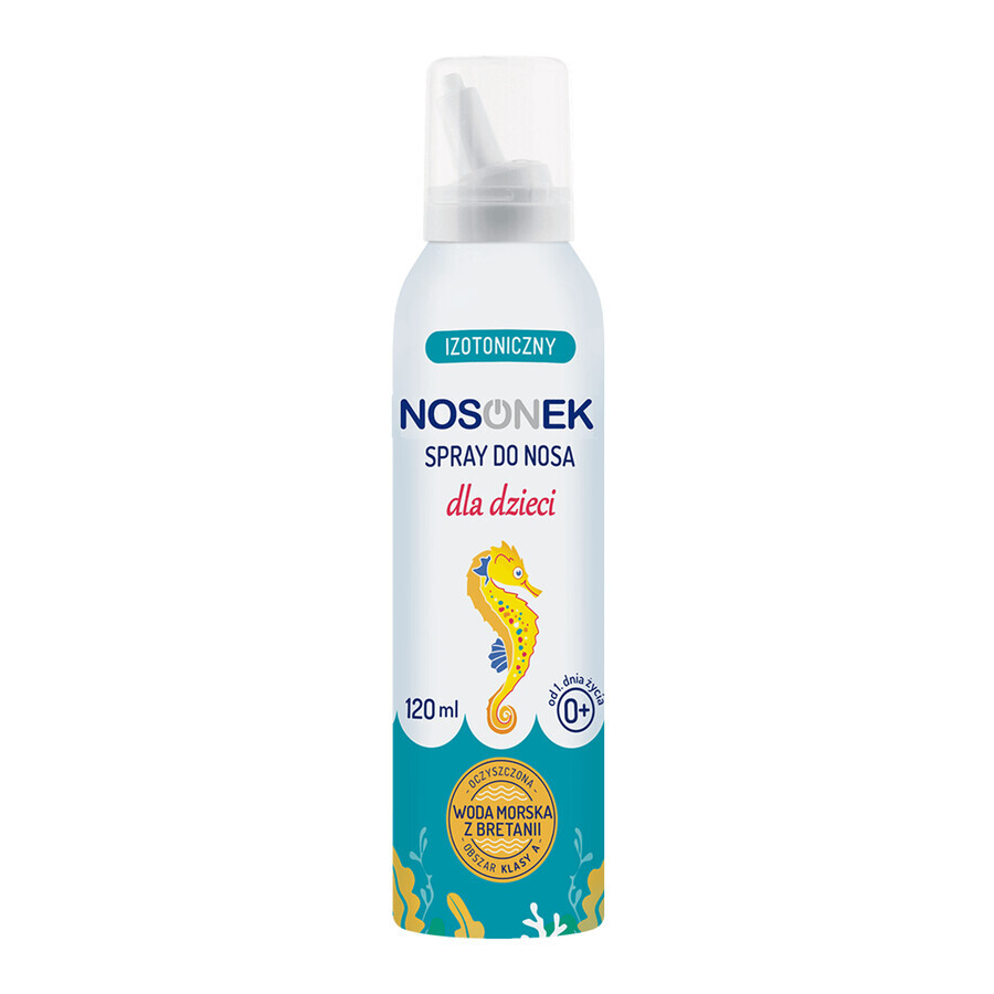 Nosonek, spray nasal isotonique pour les enfants à partir de 1 jour, 120 ml