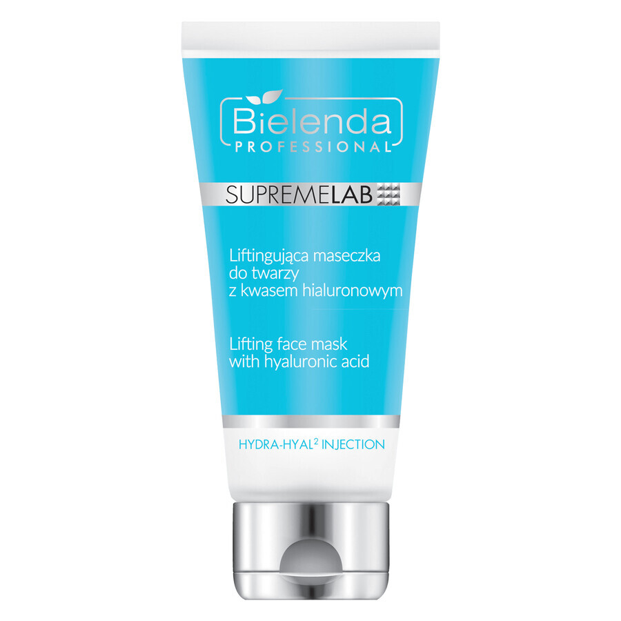 Bielenda Professional SupremeLAB Hydra-Hyal2, straffende Gesichtsmaske mit Hyaluronsäure, 70 ml