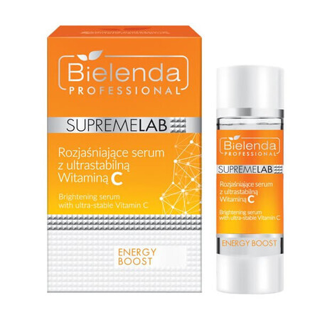 Bielenda Professional SupremeLAB Energy Boost, Serum zur Hautaufhellung mit Vitamin C, 15 ml