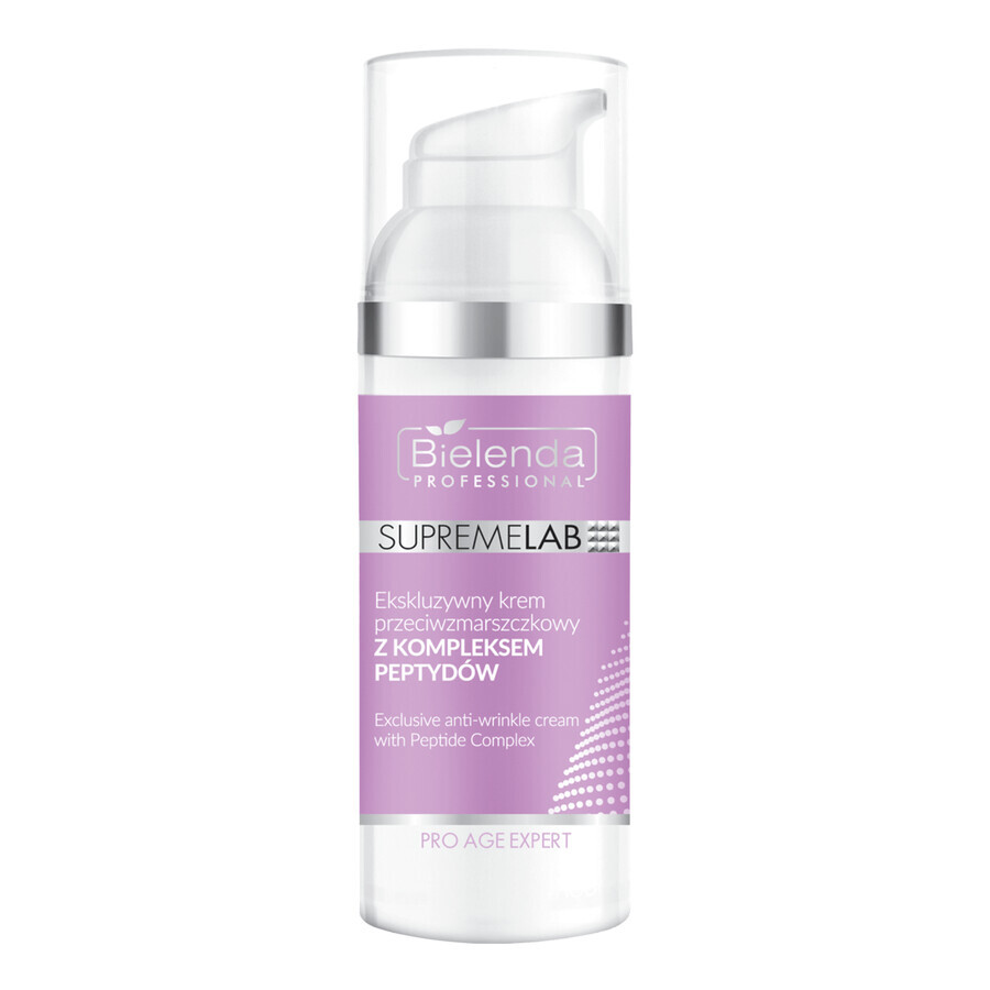 Bielenda Professional SupremeLAB Pro Age Expert, exclusieve anti-rimpel gezichtscrème met peptidencomplex, 50 ml