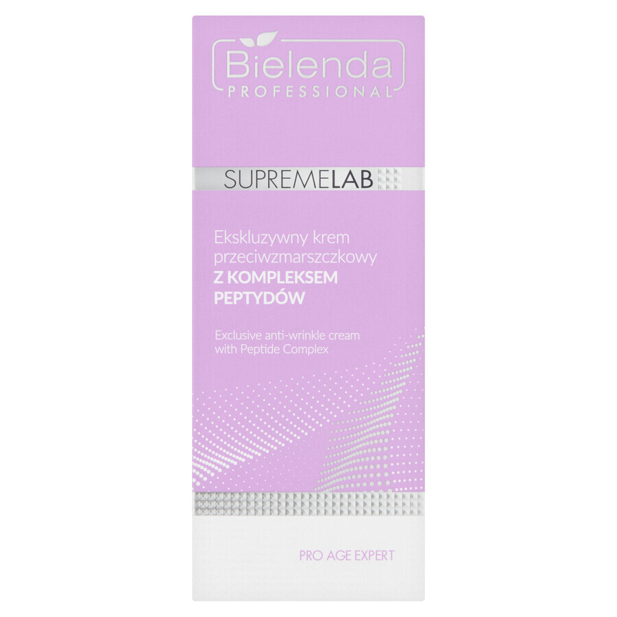 Bielenda Professional SupremeLAB Pro Age Expert, exclusieve anti-rimpel gezichtscrème met peptidencomplex, 50 ml