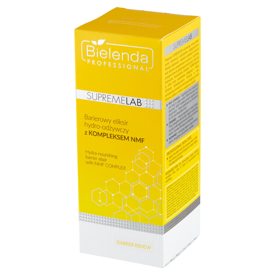 Bielenda Professional SupremeLAB Barrier Renew, Barriere-Hydro-Nährstoff-Gesichtselixier mit NMF-Komplex, 50 ml