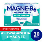 Magne-B6 Vermoeidheid en Stress, 30 filmomhulde tabletten