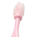 BabyOno, cepillos de dientes para bebés y niños, 550/01, rosa, 3 piezas