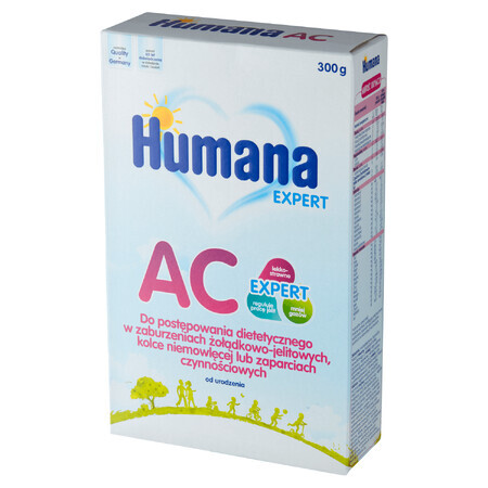 Humana AC, bei Magen-Darm-Störungen, Koliken und Verstopfung, ab Geburt, 300 g