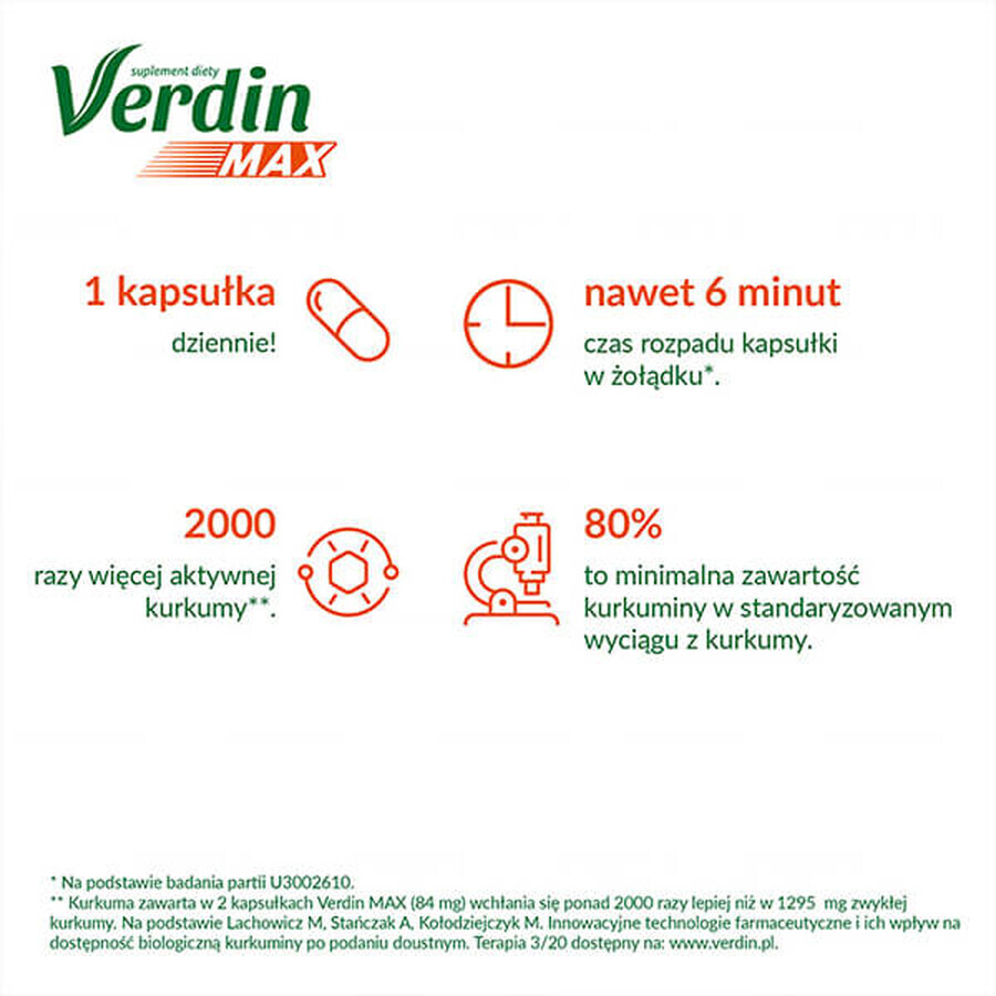 Verdin Max, 15 capsule molli