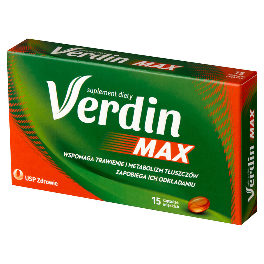 Verdin Max, 15 capsule molli