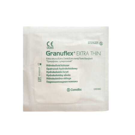 Granuflex Extra Thin, Hydrokolloid-Verband 15 cm x 15 cm, 1 Stück