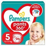 Pampers Pants, Windeln, Größe 5, 12-17 kg, 96 Stück