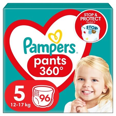 Pampers Pants, pannolini, taglia 5, 12-17 kg, 96 pz.