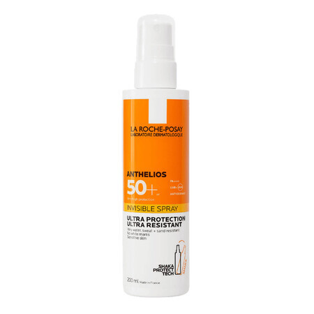 La Roche-Posay Anthelios, spray protector invisible, SPF 50+, 200 ml