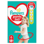 Pampers Pants, scutece, mărimea 6, 14-19 kg, 84 buc