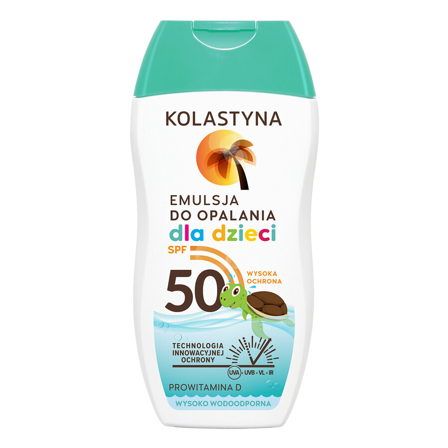 Kolastyna, Sonnenschutzemulsion für Kinder, SPF 50, 150 ml