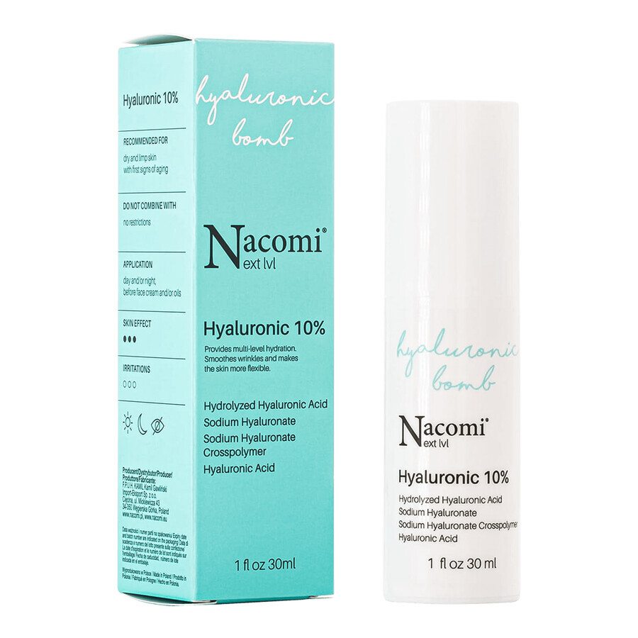 Nacomi Next Level, serum with hyaluronic acid 10%, 30 ml