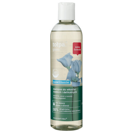 Tolpa Green Moisturising, shampoo voor dun en fijn haar, 300 ml