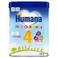 Humana 4 Little Explorers, Milchgetr&#228;nkepulver mit Magermilch und Pflanzen&#246;len, nach 24 Monaten, 650 g