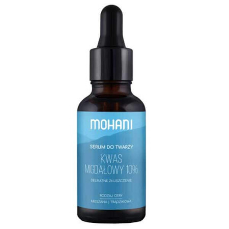 Mohani, smoothing serum with mandelic acid 10%, 30 ml