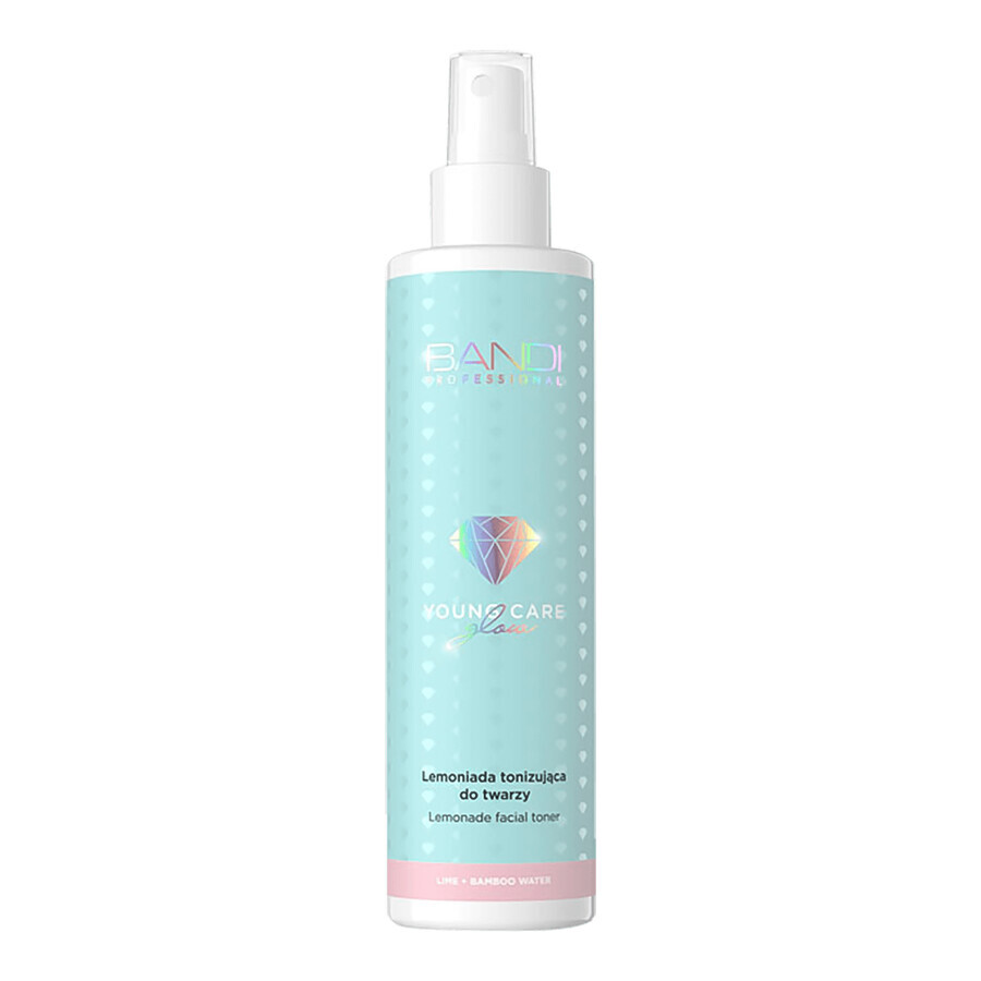 Bandi Young Care Glow, tonisierende Limonade für das Gesicht, Limette + Bambuswasser, 230 ml