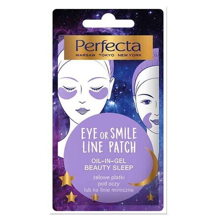 Perfecta Eye or Smile Line Patch, gel patches for eyes or fine lines, 2 pieces