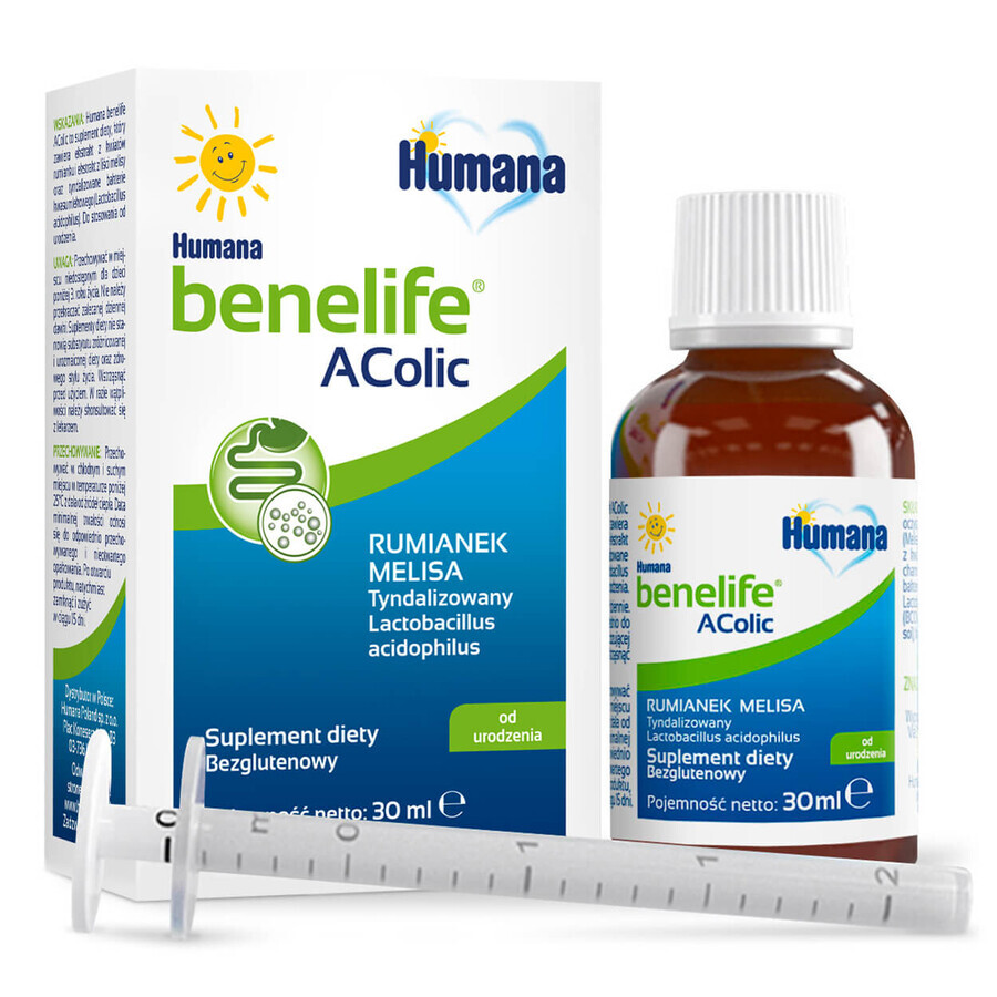 Humana Benelife Acolic, vanaf de geboorte, 30 ml